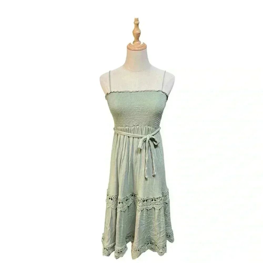 Lulus Green Dress Size XS